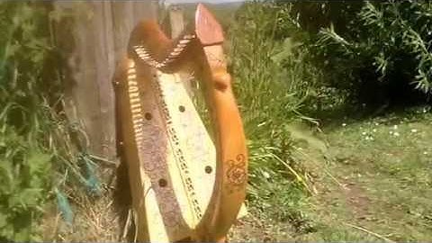 21 String Travel Clarsach. Scottish/Irish Wire harp made in the EU - Isle of Skye