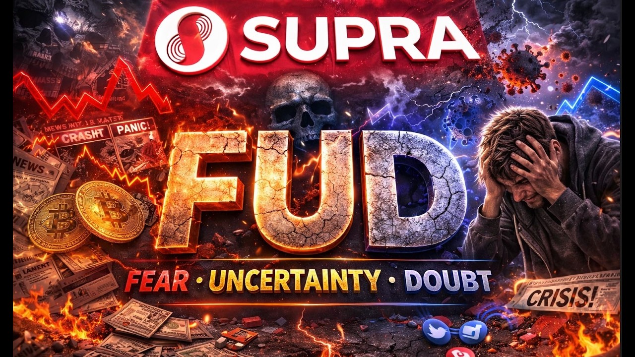 The FUD Around SUPRA Is INSANE Right Now