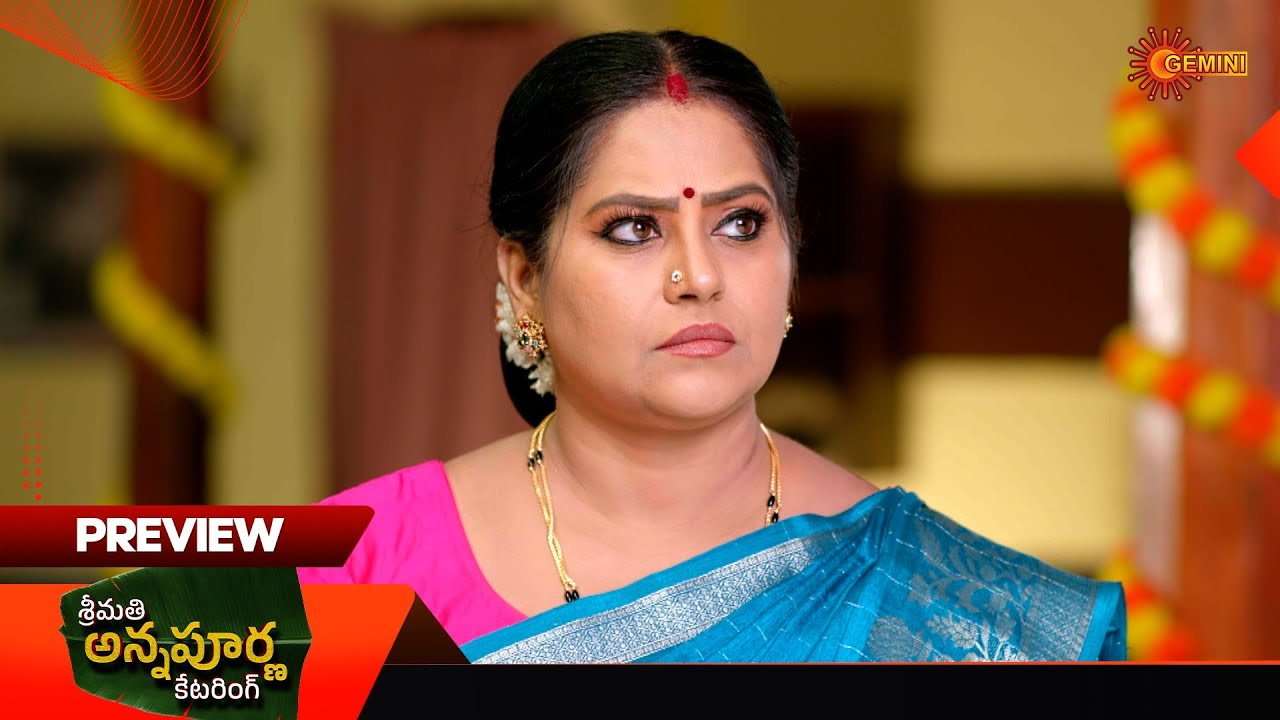 Srimati Annapurna Catering - Preview of the day | Watch full EP Sun NXT | 16 Jan 2026 | Gemini TV