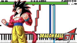 Goku Super Saiyan 4 (SSJ4) Theme - Dragon Ball GT OST (Piano Tutorial) [Synthesia] chords