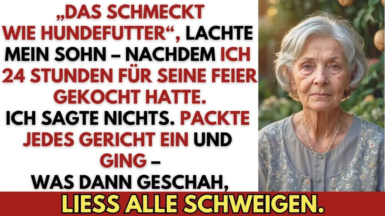 „Das schmeckt ja wie Hundefutter“, witzelte mein Sohn – nachdem ich den ganzen Tag gekocht hatte