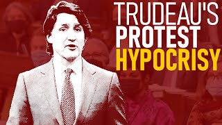 Trudeaus Protest Hypocricy @AndrewScheerMP