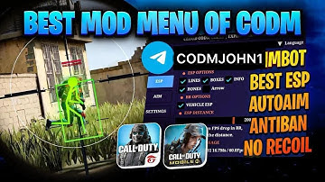 COD MOD MENU APK COD MOBILE+WALLHACK +AIMBOT + ESP | DOWNLOADCHEATS NO RECOIL CODM APP