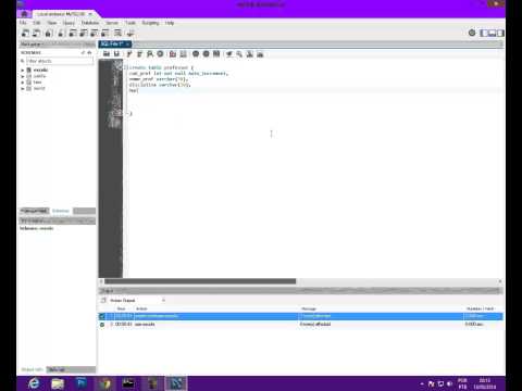 Criando Banco de Dados e Tabelas no Mysql Workbench