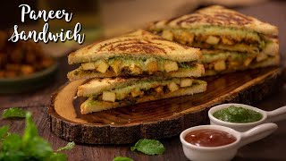 Paneer Sandwich | Sandwich Recipe | Snack Recipe || EasyCookBook