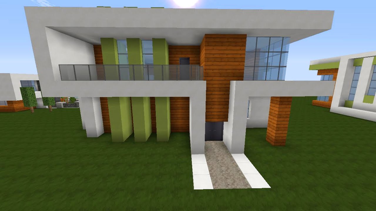 Minecraft modernes haus auf wasser bauen 11x9 tutorial/anleitung ...