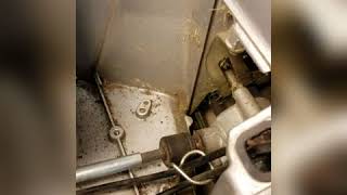Remove transmission from Honda HR214 lawnmower