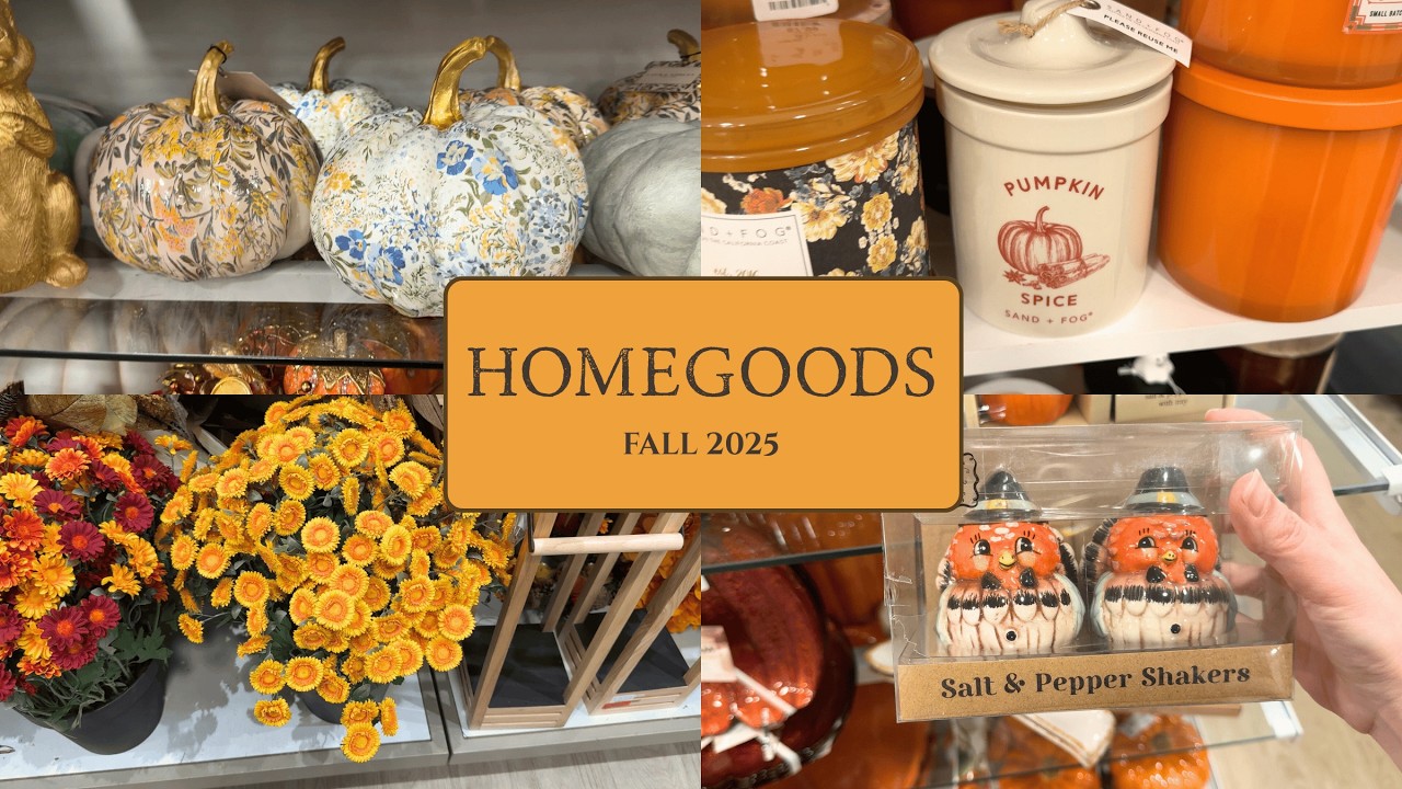 🍂 Что НОВОГО в HomeGoods для осеннего домашнего декора 2025? 🍂