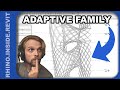 Parametric design with Adaptive Families in Rhino.Inside.Revit (with Scheduling)