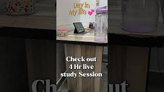 Study With me #live #minivlog #shorts #explore #student #studyroutine #lifeisbutadream