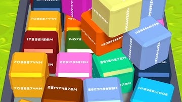 Merge Cube 2048 3D - ASMR Gameplay (Cubes Math, Level Up NumberBlocks Jelly Balls) Inka Kubes