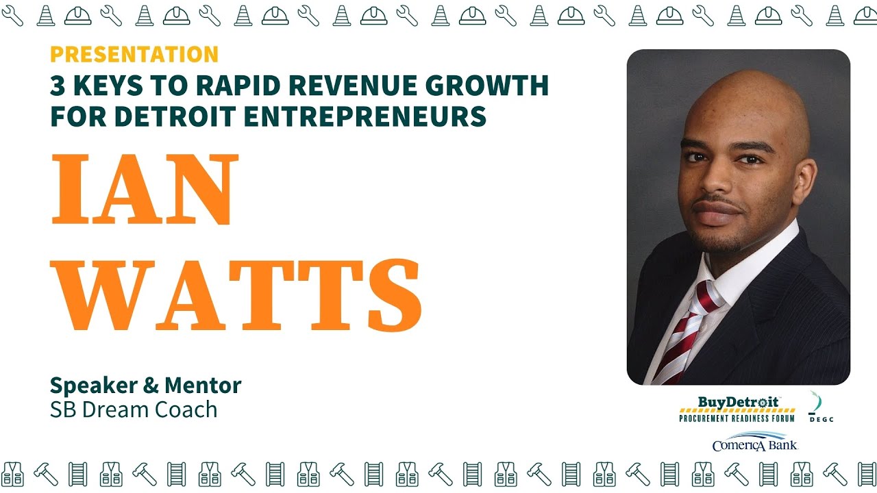 BuyDetroit Procurement Readiness Forum 2025 Presentation with Ian Watts