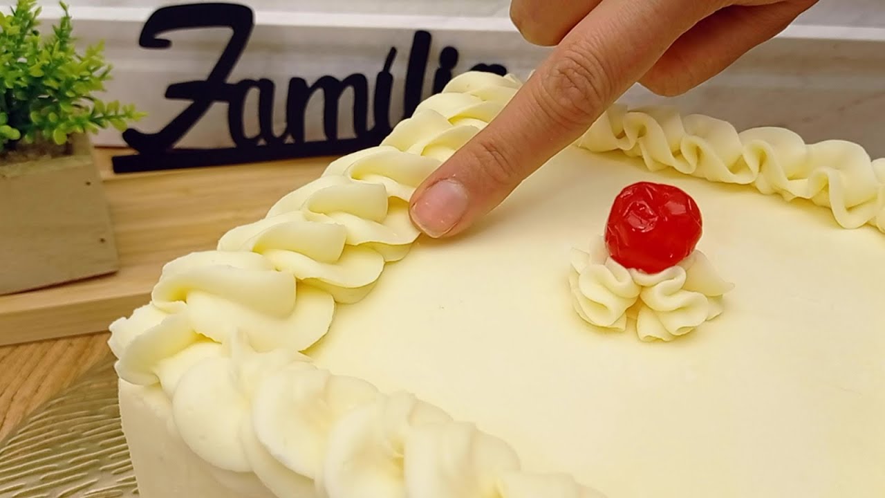 ✅Ganache de chantilly | Pode pegar o bolo na mão que não estraga!