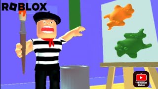 Roblox - A LULUCA VIROU UM QUADRO (Escape the Art Store Obby)