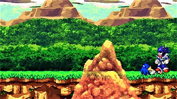 Sonic vs Mecha Sonic