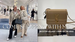 SHOPPING AT BICESTER VILLAGE| H&M TRY ON HAUL & HOME UPDATES| Katie Peake