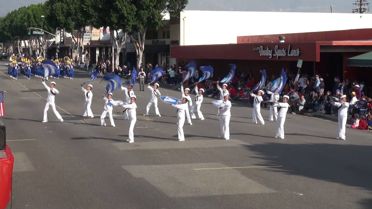 Garey HS Marching Band - 2014 Fall Parade Season Highlights - Anchors Aweigh