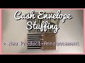 Cash Envelope Stuffing AND New Product Announcement | Sinking Funds Stuffing | New Release!!