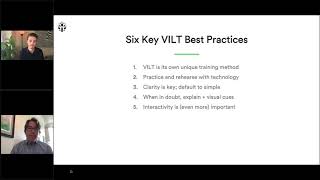 Vital Learning: Best Practices for Virtual Instructor Led Training