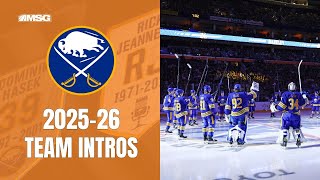 2025-26 Buffalo Sabres Team Introductions | Buffalo Sabres
The entire staff and roster of the 2025-26 Buffalo Sabres were introduced to the Keybank Center ahead of their home opener against the New York Rangers.
About MSG Networks: MSG Networks Inc. (MSG Networks), an industry leader in production and content development, is comprised of two sports and entertainment networks, MSG Network (MSG) and MSG Sportsnet (MSGSN), as well as MSGNetworks.com and MSG+.
Connect with MSG Networks Online!
Visit MSG Networks Website: http://bit.ly/2rvFCuz
Find MSG Networks on Facebook: http://bit.ly/2IbFO99
Follow MSG Networks on Twitter: http://bit.ly/2rtNNZa
2025-26 Buffalo Sabres Team Introductions | Buffalo Sabres 2025-26 Buffalo Sabres Team Introductions | Buffalo Sabres
