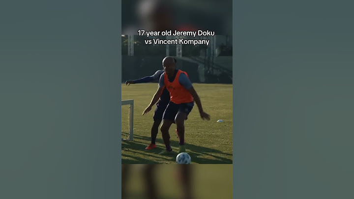 When 17-year-old Jeremy Doku took on Kompany 😍 #football #footballlearning #jeremydoku