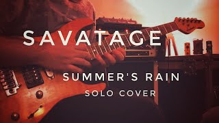 Savatage - Summer's Rain Solo Cover