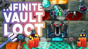 HOW TO OPEN TRIAL VAULT INFINITE TIMES! || Infinite Vault Loot 1.21 Minecraft Bedrock ||