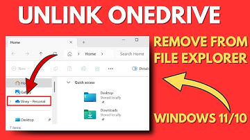 How to Remove OneDrive from File Explorer in Windows 11 (Unlink OneDrive)