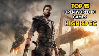 Top 15 Open World Games for PC With High Realistic Graphics 2022 | Pc Games.