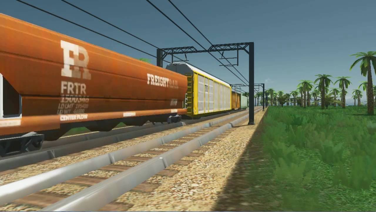 Cities Skylines Look at the freight train 貨物列車を眺める YouTube