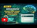 Enable Now Assist in Virtual Agnet in ESC Portal | DAY 13