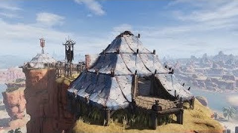 HOW TO BUILD A MOUNTAIN CAMP [ Timelapse ] - CONAN EXILES isle of siptah