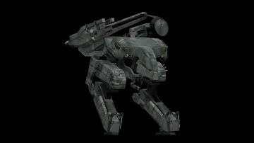 [Blender 2.79] Metal Gear Rex Walk Cycle V1