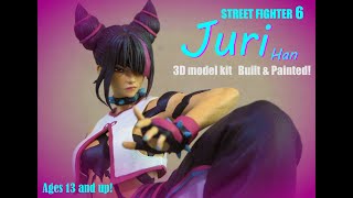 Street Fighter 6 JURI HAN 3D Model Built & Painted!