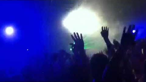 Kyle even stage dives! With Abner (;