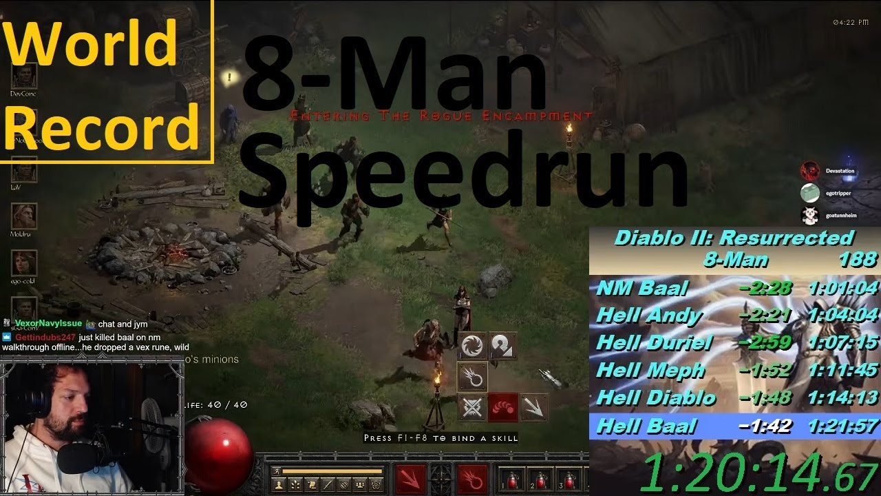 NEW WR! 8MAN SPEEDRUN! 