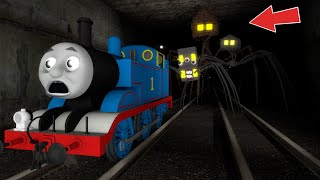 Building a Thomas Train Chased By House Head Trevor Henderson Family in Garry's Mod