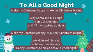 To All a Good Night - Sally K. Albrecht