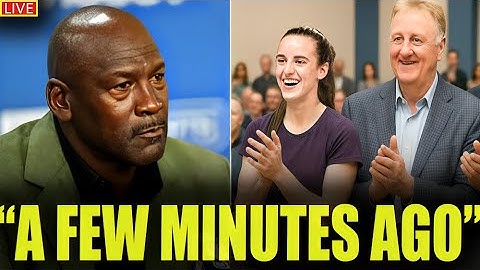 Michael Jordan Stuns Caitlin Clark With a Powerful Speech — Crowd Erupts in a Standing Ovation!