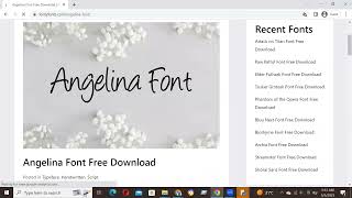 Download Lagu How to Download and install  Angelina Font Free Download in Adobe Photoshop MP3