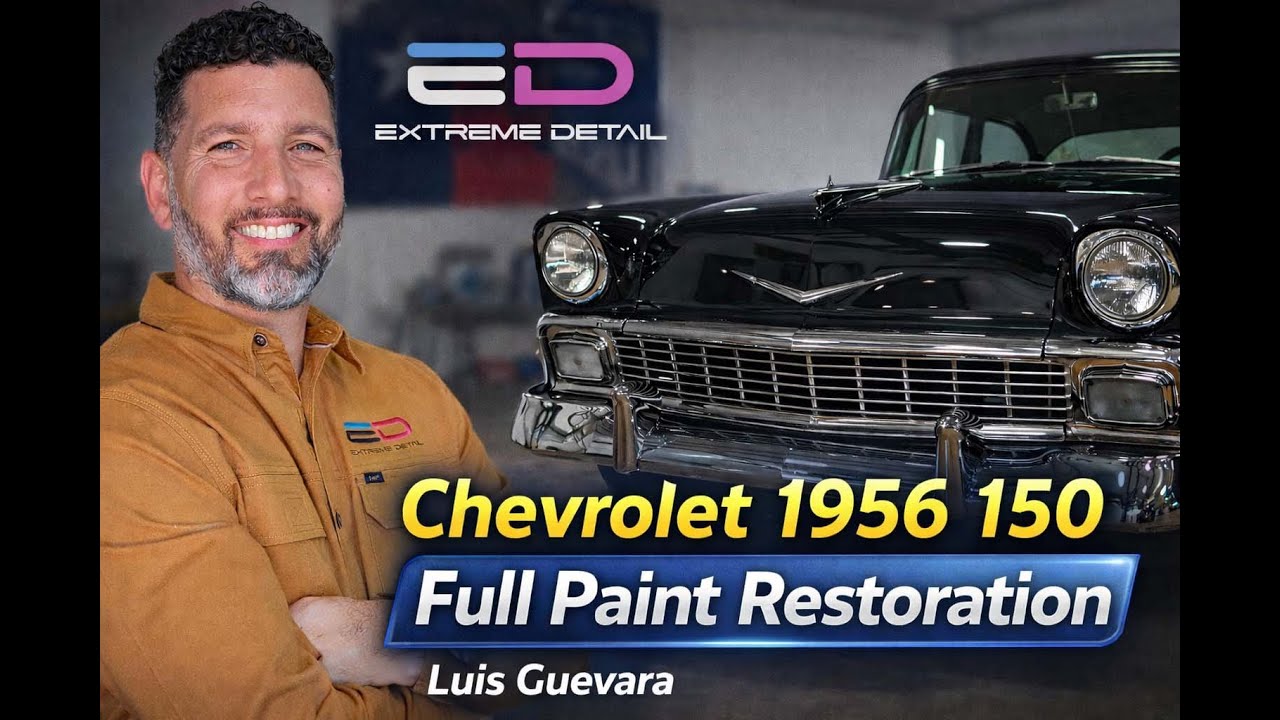956 Chevrolet 150 FULL PAINT RESTORATION | Bringing a Tri-Five Classic Back to Life