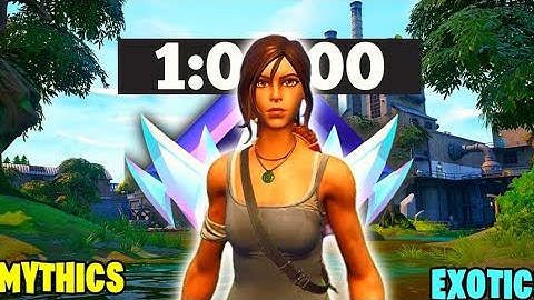 1 HOUR To Find AS MANY Mythics & Exotics As We Can..