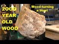 287 Wood-turning 2000 year old wood into a bowl extraordinary 287 Wood-turning 2000 year old wood into a bowl extraordinary