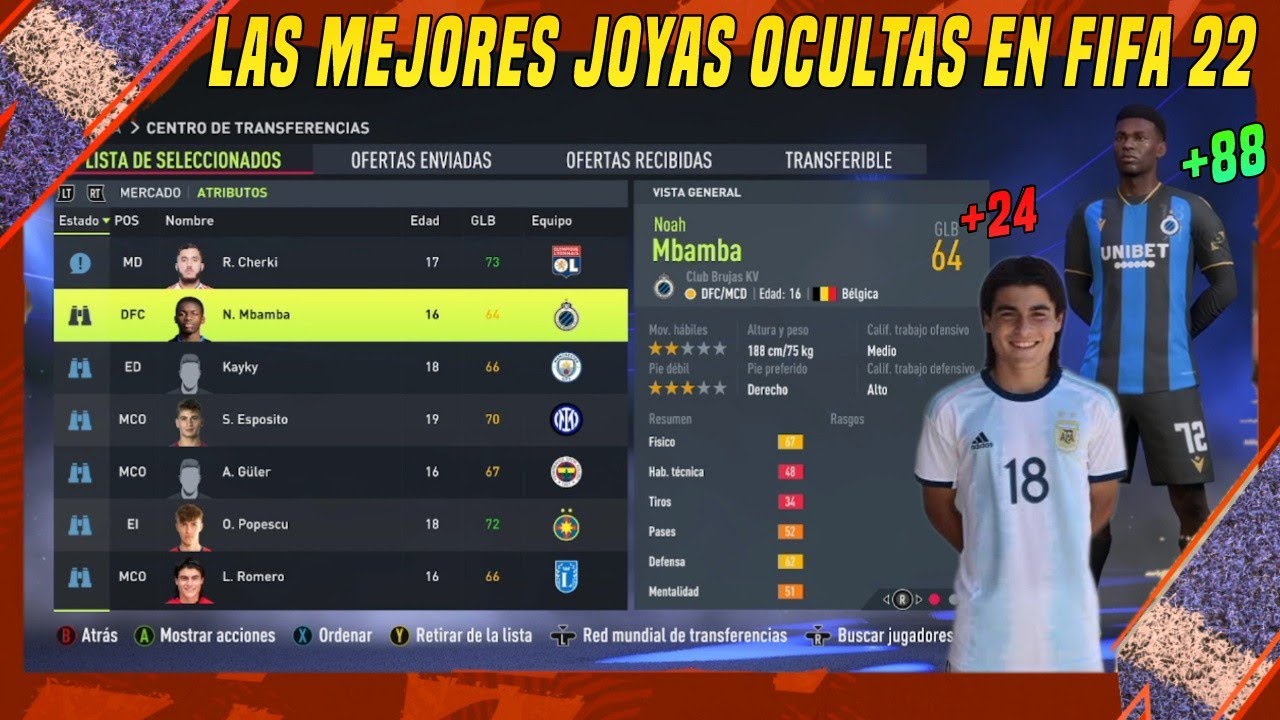 Las Mejores Joyas Ocultas de FIFA 22