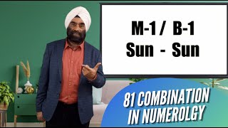 Moolank 1 Bhagyank 1 | 81 Combinations in Numerology | Sunstar Astro