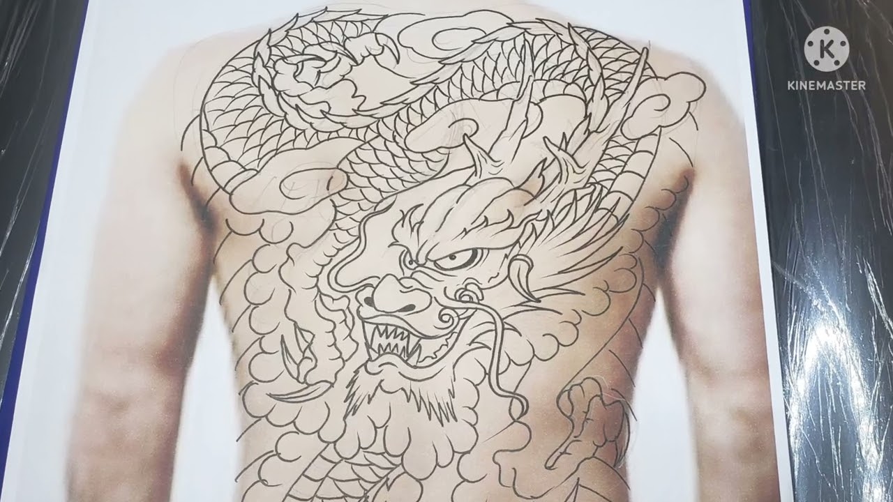 60 Dragon Back Tattoo Designs For Men  Breath Of Power