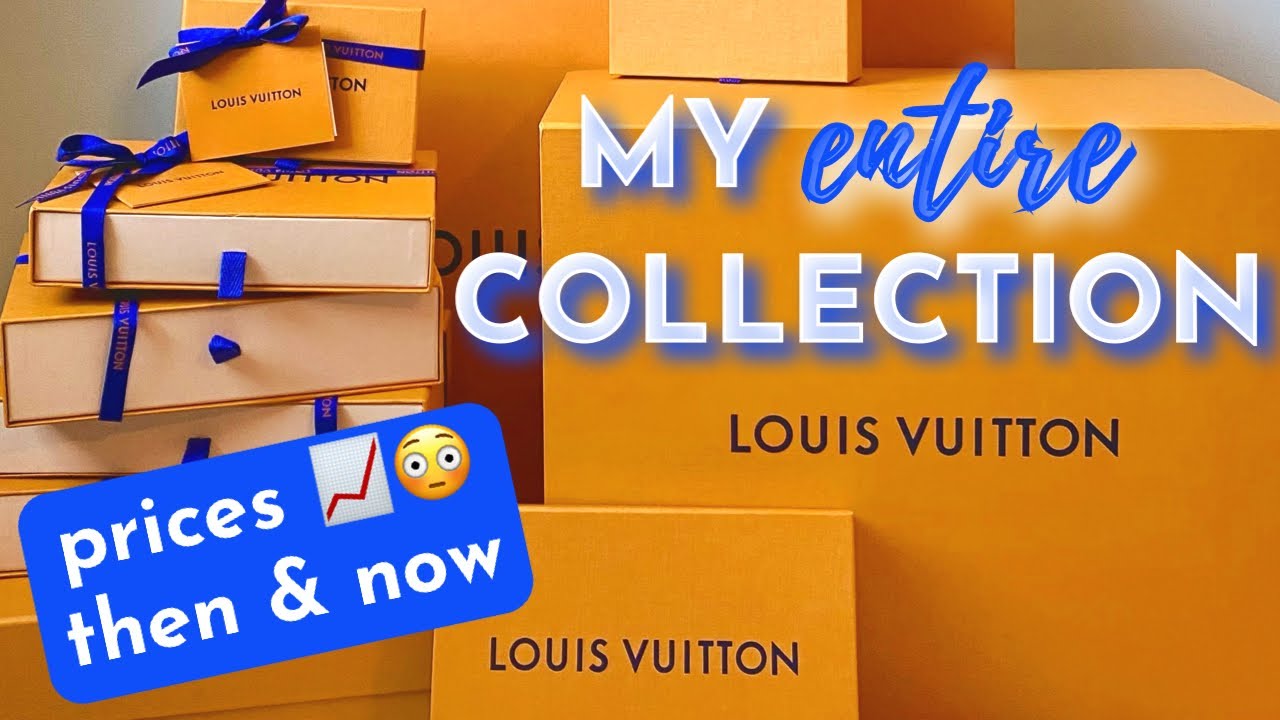 My ENTIRE Louis Vuitton Collection With Prices THEN and NOW 