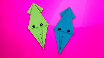🦑 How to Make Fun Origami Squid