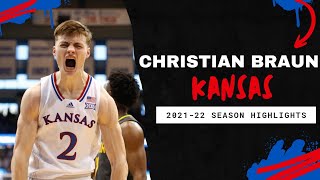 Christian Braun 2021-22 Kansas Jayhawks Highlights