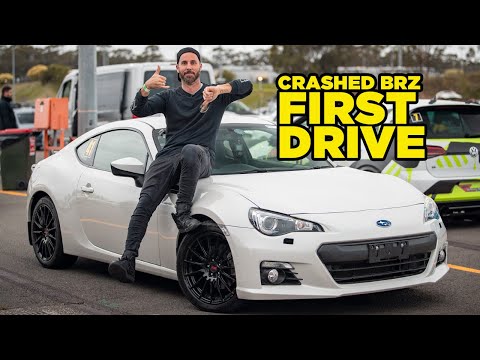 First Drive of the Crashed BRZ (Absolutely Thrashed!)